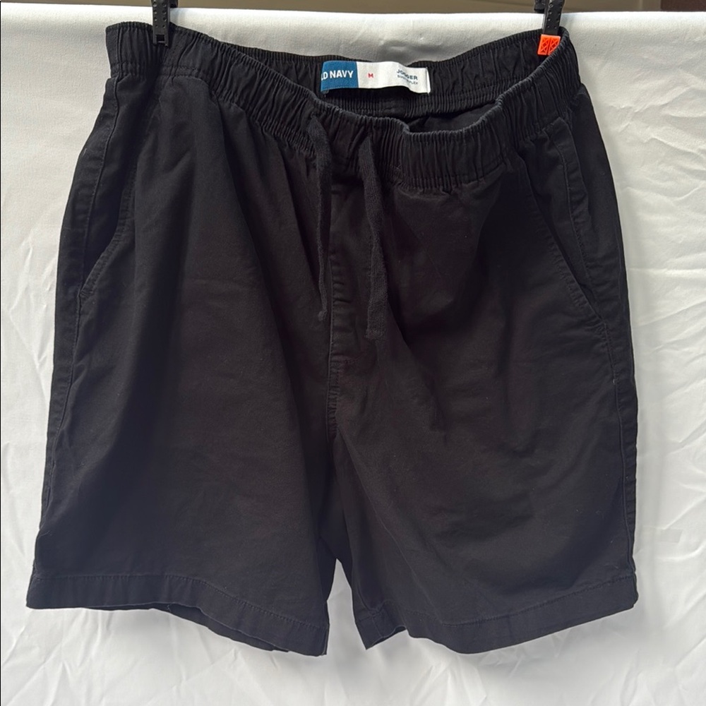 Old Navy Black Jogger Shorts with Drawstring Waistband